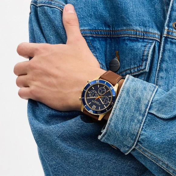 Cole Chronograph Watch, 44 Mm - Picture 2 of 3